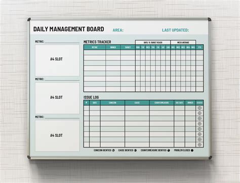 Daily Management Board Templates