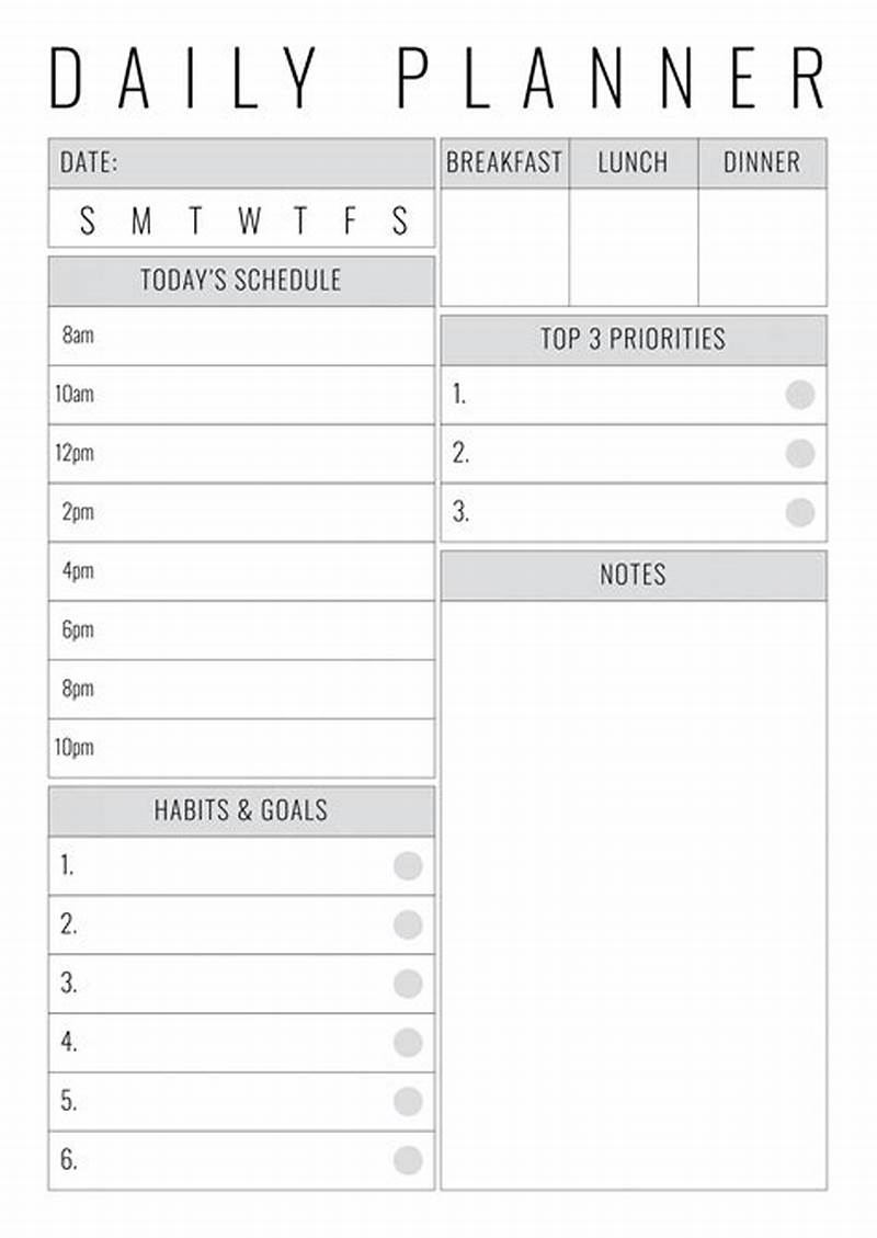 Daily Notes Printable