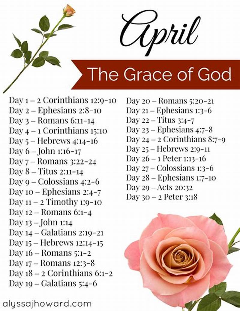 Daily Scripture Calendar