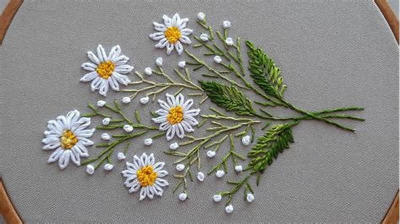 Daisy Embroidery Pattern