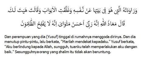 Dalil Iffah dalam Al-Quran