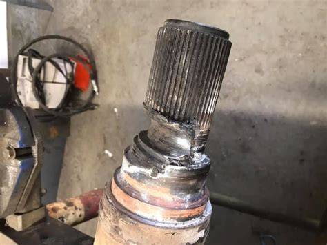Damaged Axle Shaft