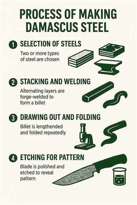 Proses Pembuatan Damascus Steel yang Unik