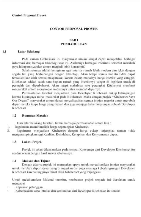 Dasar Pemikiran Proposal