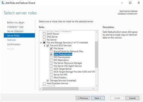 Data Deduplication Feature Selection
