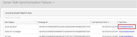 YouTube Dataverse Email Sync Troubleshooting