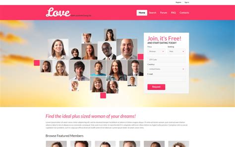 Dating Site Templates