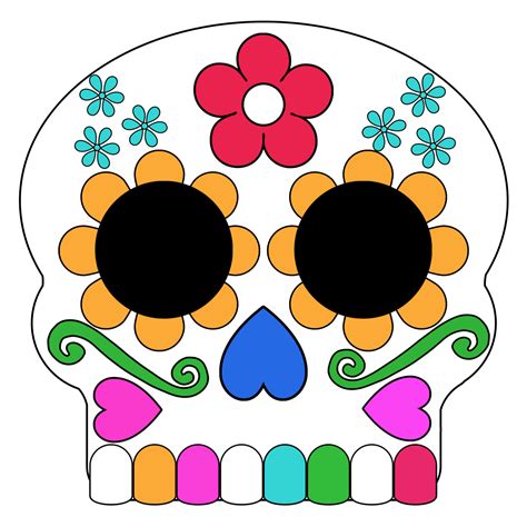 Day Of The Dead Printable Masks