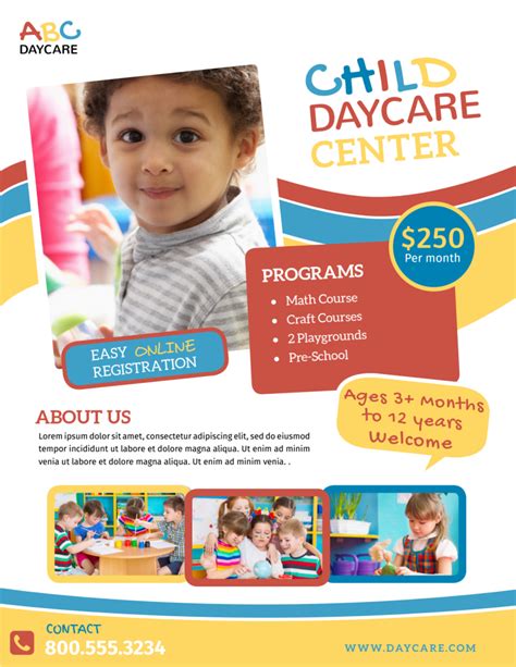 Daycare Flyer Template