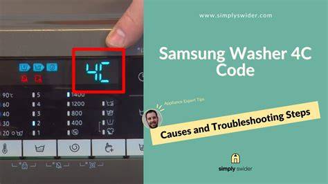 What Does the Dc Error Code Mean on a Samsung Washer?