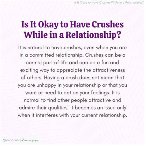 Dealing with a crush