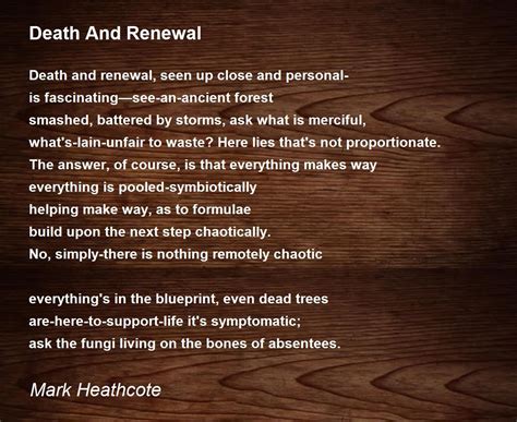 Death and Renewal