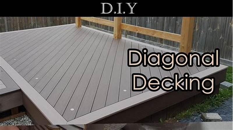 Decking Diagonal Pattern