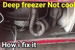 Deep Freezer Not Cooling