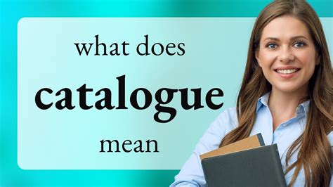 Define Catalogue In Literature
