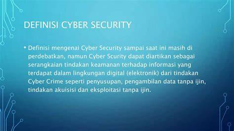 Definisi Cyber Sederhana