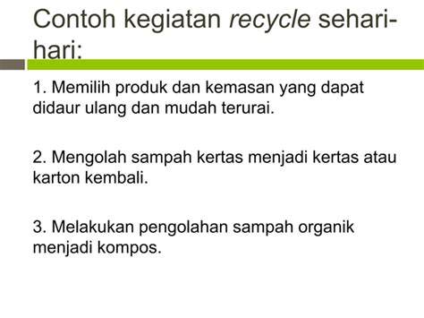 Definisi Daur Ulang