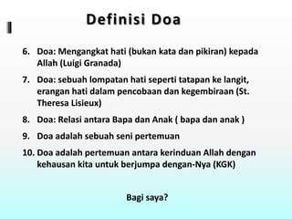 Definisi Doa