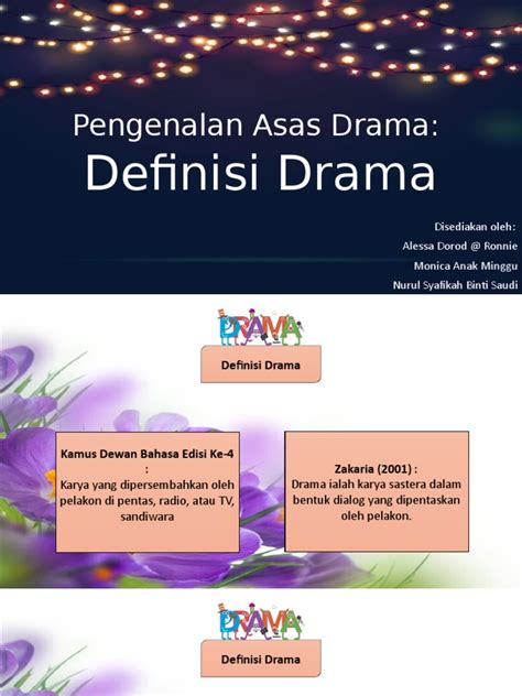 Definisi Drama