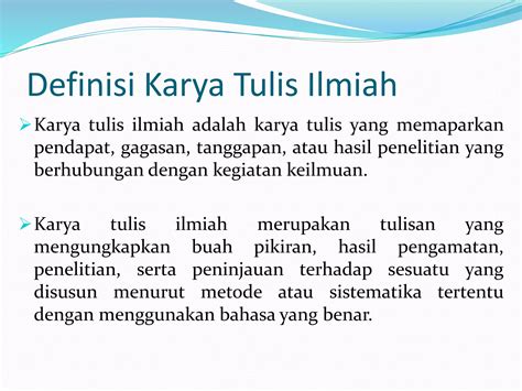 Definisi Ilmiah