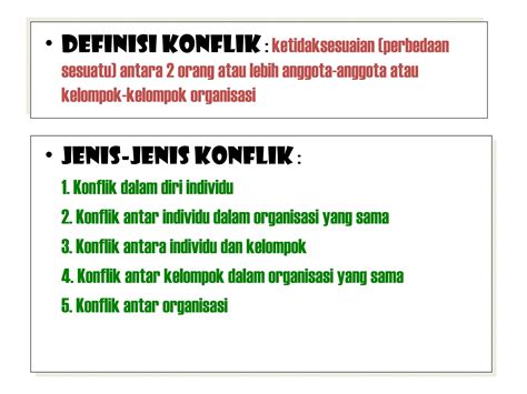 Definisi Konflik