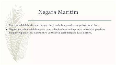 Definisi Negara Maritim yang Lebih Komprehensif