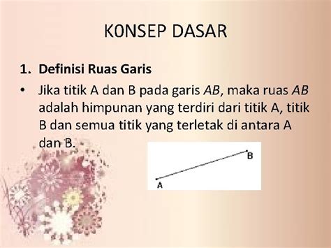 Definisi Ruas Garis