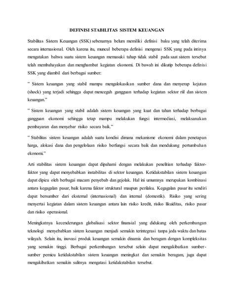 Definisi SSK dan Fungsinya