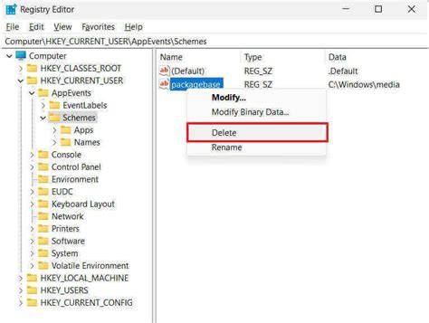Delete Registry Key