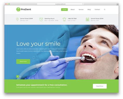 Dental Web Design Templates