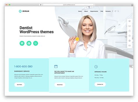 Dentist Template Wordpress