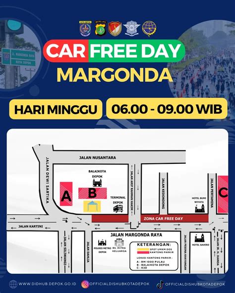 Antusiasme Warga Depok di Car Free Day