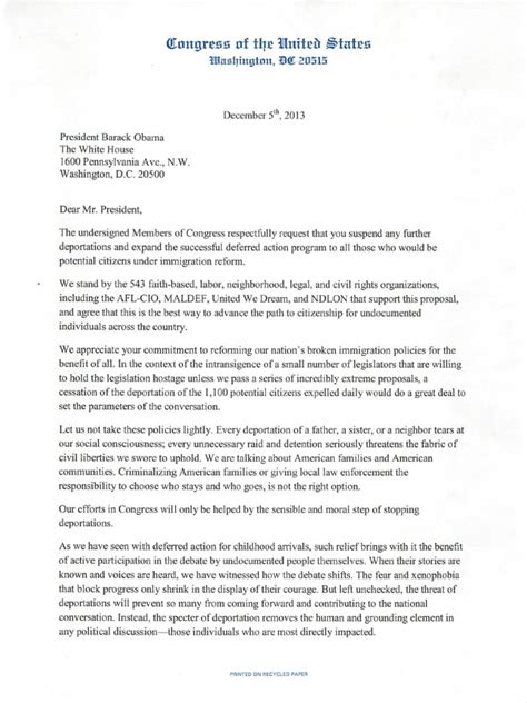 Deportation Letter Templates