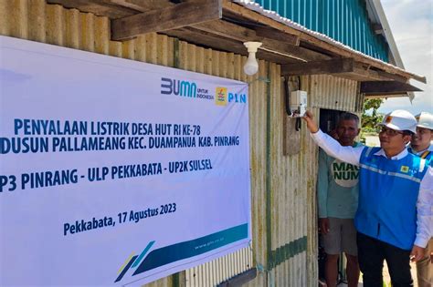 Desa Menerima Listrik