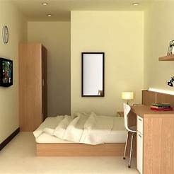 desain ruang tidur rumah kost