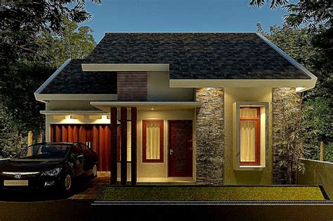 desain rumah minimalis satu atap