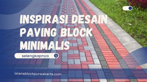 Desain Teras Paving Block Modern