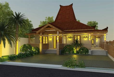 desain teras rumah tradisional