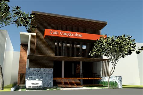 desain rumah cafe