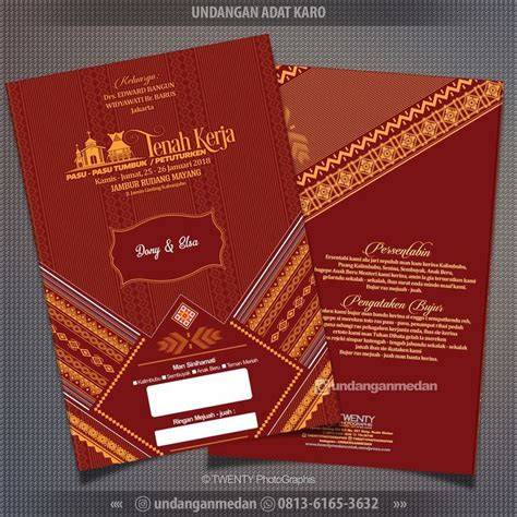 Desain undangan adat