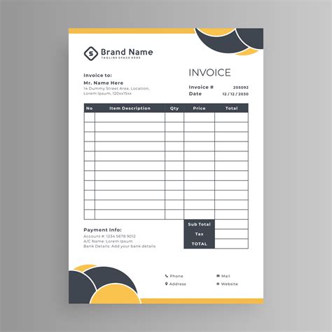 Design Invoice Template