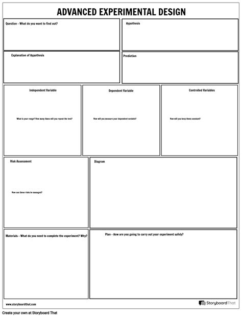 Design Of Experiment Template