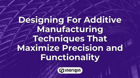 Designing for Manufacturing