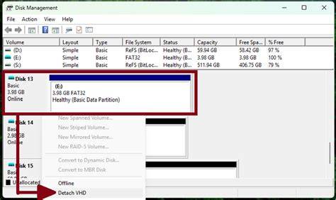 Detach the Disk