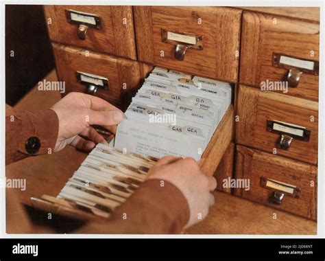 Dewey Decimal System Card Catalog For Sale