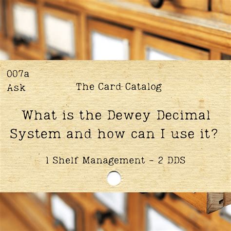 Dewey Decimal System Card Catalogue
