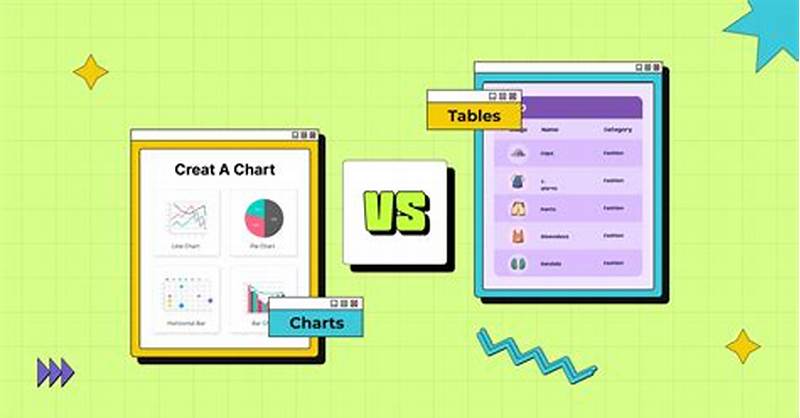 Difference Between Table And Chart