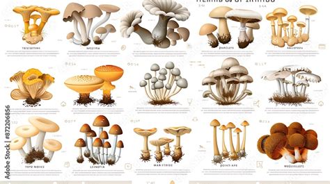 Different forms of Fungi