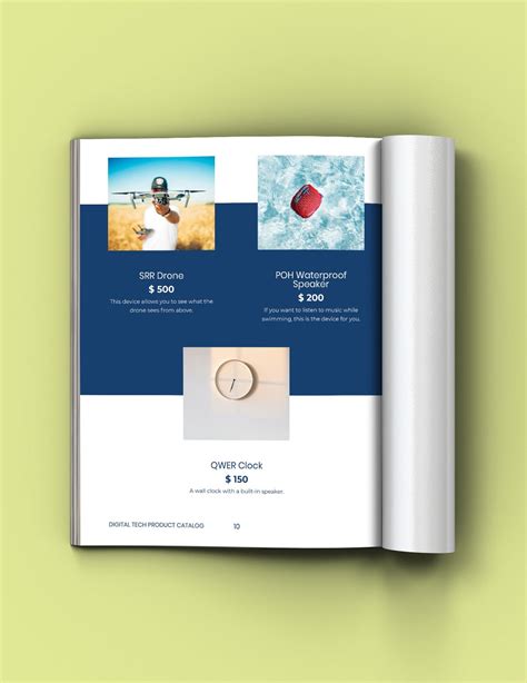 Digital Catalog Template