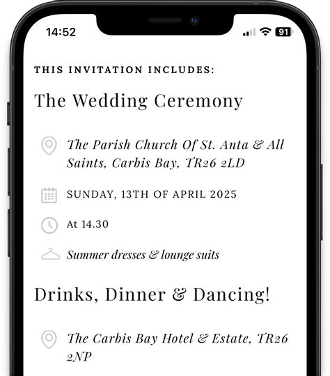 Digital RSVP